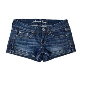 AE Dark Blue Jean Shorts